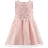 Happy girls Sommerkleid "Mädchenkleid", Mädchen, Gr. 116, EURO-Größen, Stoff, rose, Stoff, 100% Polyester, normal, Kleider Sommerkleid