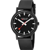 Mondaine Essence Uhr Schwarz 41 mm Schwarz 41 mm