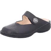 Finn Comfort Canaro Damen Clog schwarz Glattleder geprägt - Größe: 37