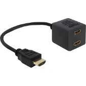 DeLOCK High Speed HDMI Splitter 1 auf 2 mit Ethernet, 1080p, 3D, ARC
