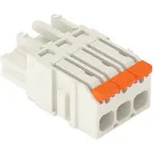 Wago 2721-1103/326-000 1-Leiter-Federleiste,Hebel,Push-in CAGE CLAMP,lichtgrau 27211103326000 - 100 Stück