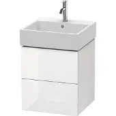 Duravit Waschtischunterbau L-CUBE 544x484x459mm weiss hochglanz
