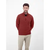 Lerros Strickpullover "Herren-Troyer mit Jacquardmuster"