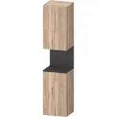 Duravit Collection One Hochschrank, Türanschlag rechts, 400x360x1760mm, Nische Graphit matt, QA1346R49550000, Farbe: Eiche Marmoriert