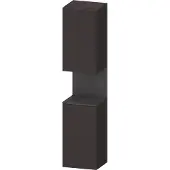 Duravit Hochschrank Qatego 40x36x1760cm, 2 T, An l, gra m/Grap matt