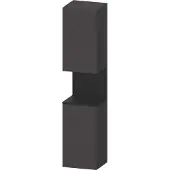 Duravit Collection One Hochschrank, Türanschlag rechts, 400x360x1760mm, Nische Eiche Schwarz, QA1346R16800000, Farbe: graphit supermatt