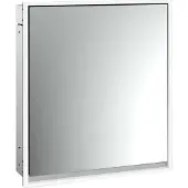 Emco loft Lichtspiegelschrank, 600mm, Unterputzmodell, aluminium/weiß, 979806103, Ausführung: 1 Tür (Türanschlag rechts)