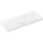 Hansgrohe Xelu Q Aufsatzwaschtisch, ohne Überlauf, 1200x480mm, SmartClean, geschliffen, mit Ablaufgarnitur, 61045450, Ausführung: ohne Hahnloch