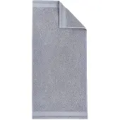 Dyckhoff Handtuch "Gloss", silber, B:50cm L:100cm, Frottier, Baumwolle, Handtücher, Handtuch, mit edler Glanzgarn Bordüre