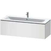 Duravit L-Cube Waschtischunterbau wandhängend, 1 Auszug, 1220x400x481mm, LC614308585, Farbe: Weiß Hochglanz Lack