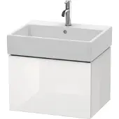 Duravit Waschtischunterbau L-CUBE 394x584x459mm weiss hochglanz