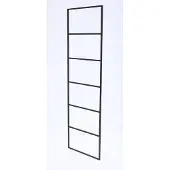 Jan Kurtz Möbel Handtuchleiter Hip schwarz, Designer , 50x170x1.5 cm