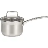 Scanpan Impact 71231400 1.2L Kasserolle inkl. Deckel, Edelstahl, 14 cm Durchmesser, Induktionsherd-geeignet