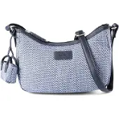 Gabor Granada Denada Damen Umhängetasche Crossbody Bag Mittelgroß Blau Mix