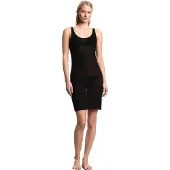 Emporio Armani für Damen. EW002738_AF19043 Lounge-Kleid schwarz (L), Lässig, Viskose, Ärmellos / Hosenträger