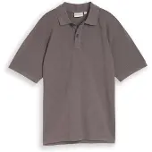 Tom Tailor Poloshirt , Jungen, Gr. 152, grau (schwarz urban), Piqué, Obermaterial: 100% Baumwolle, unifarben, normal hüftbedeckend, Rundhals, Shirts Poloshirt, aus Baumwolle, für Boys