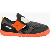 Viking Schuhe Alv Barfuß-Pfoten-Sandale Schwarz Schwarz 24