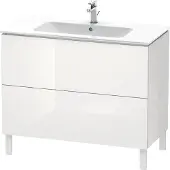 Duravit Waschtischunterbau L-CUBE 1020x481x704mm weiss hochglanz