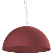 Lumicom Moderne puristische Metall-Pendelleuchte Cassis mit Halbkugel-Lampenschirm, Ø 40/60 cm