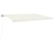 Syfax Elektrische Markise 5 x 3,5 m Creme 100% Polyester