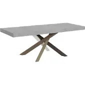 Itamoby Ausziehbarer Tisch 90x180/284 cm Volantis Premium Cemento Gestell 4/C