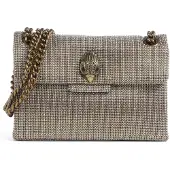 Kurt Geiger für Damen. 3036240609 Mini Kensington beige Canvas-Tasche (OSFA), Lässig, Stoff
