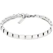 Liebeskind berlin Edelstahlarmband "Schmuck Geschenk Armkette Berlin Nights", silber (edelstahlfarben), Armbänder, Damen, 21cm, Edelstahl, Edelstahlarmband