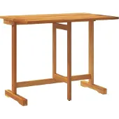 Syfax Balkontisch Klappbar 90x60x72 cm Massivholz Akazie