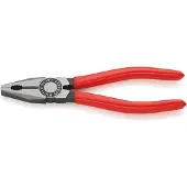 Knipex Kombizange mit Kunststoff überzogen schwarz atramentiert 180 mm - 0301180EAN