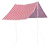 Pro Beach Doppel-Strandzelt 165x297x170 cm, UV-Schutz