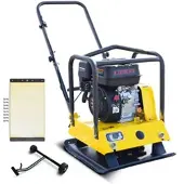 BAMATO Rüttelplatte R-100 mit Gummimatte & Zubehörkit