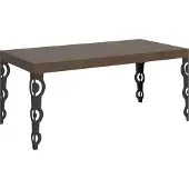 Itamoby Karamay Ausziehtisch 200/460x90 cm Walnuss Anthrazit Beine