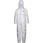 Asatex SMS-1 Profi-Schutzanzug Typ 5/6 – Atmungsaktiver Overall für Asbest, Staub & Sanierung – Antistatisch, Weiß 2XL