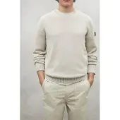 Ecoalf für Herren. MCMGAKNTAIL00639S25-241 Tail beige Pullover (XL), Lässig, Bio-Baumwolle, Nachhaltig