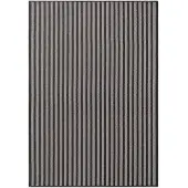 Hanse Home Ted Baker Flachgewebeteppich Linley, Wetterfest, Streifen, Pflegeleicht, Schwarz - 120x170 cm
