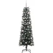 vidaXL Künstlicher Weihnachtsbaum mit 150 LEDs mit Ständer Grün 150 cm