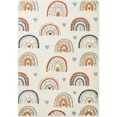 Hanse Home Kinderteppich "Bowie", bunt (creme multifarben), B:160cm H:10mm L:235cm, Polypropylen, Teppiche, Kinderteppich, Pflegeleicht, Weich, Kinderzimmer, Spielteppich, Spielunterlage