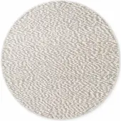 Elle Decoration "Beans" rund 10 mm Höhe Handweb Teppich Wolle, Rund, Perlenstruktur, Wohnzimmer, Schlafzimmer