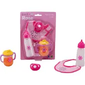 Merkloos Baby Rose - Essenzeit - Puppenspielset