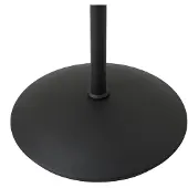 LINDBY LED-Akku-Stehleuchte Elvyn, schwarz, verstellbar
