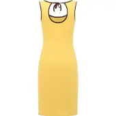 Ragwear Shirtkleid "Shirtkleid Montyca Short YOUMODO", Damen, Gr. M, N-Gr, gelb (banana), Obermaterial: 95% Baumwolle CO. 5% Elasthan EL., Kleider Shirtkleid