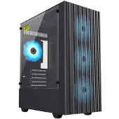 GameMax Edge, Midi-Tower, ohne Netzteil, USB/Audio, Micro-ATX, 1x USB 3.0, 2x USB 2.0
