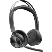 HP Słuchawki Poly Voyager Focus 2 UC na pałąk USB-C, Czarne, Dwustronne, 214432-02