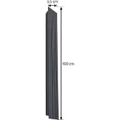 LUCANDE LED Aussenwandleuchte Melira , schwarz, Aluminium, Modern, LED Wandleuchte außen