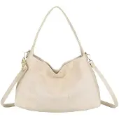 Gallantry Paris Gallantry, Hobo-Tasche für Frauen mit verstellbarem Schultergurt, Beige