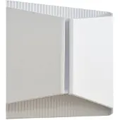 LINDBY LED Aussenwandleuchte Anlira , weiß / opal, Metall, Modern, LED Wandleuchte außen