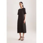 Seidensticker Sommerkleid 1/2 Rundhals Uni