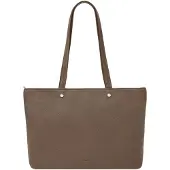 Fossil Schultertasche Jessie Top Zip Tote Smoke dunkelbraun