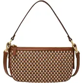 Fossil Umhängetasche Schultertasche Jolie Crossbody Multi Brown braun
