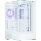 Zalman P40 Prism White, Midi Tower, PC, Weiß, ATX, micro ATX, Mini-ITX, Kunststoff, Stahl, Gehärtetes Glas, Multi